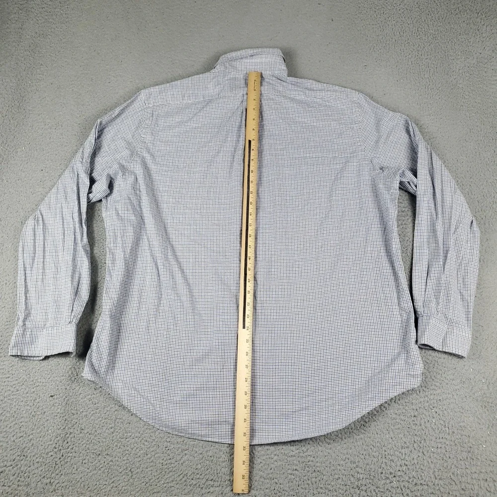 Ralph Lauren Shirt Mens 2XL Blue Check Pony Casual Button Up Long Sleeve - Picture 4 of 7